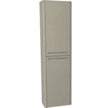 Hängehochschrank mit 2 Türen und Wäschekorb Devo Gloria 2.0 rechts BxHxT 40x172x33 cm stone grey supermatt glatt