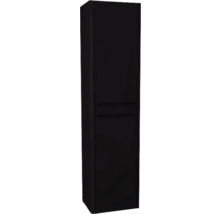 Hängehochschrank mit 2 Türen und Wäschekorb Devo Gloria 2.0 rechts BxHxT 40x172x33 cm perfect touch black glatt