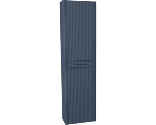 Hängehochschrank mit 2 Türen und Wäschekorb Devo Gloria 2.0 rechts BxHxT 40x172x33 cm perfect touch parisian blue geriffelt