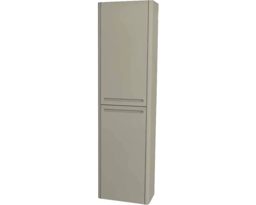 Hängehochschrank mit 2 Türen Devo Gloria 2.0 links BxHxT 40x172x33 cm stone grey supermatt glatt