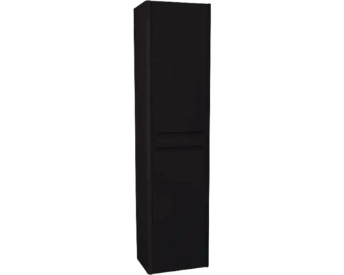 Hängehochschrank mit 2 Türen Devo Gloria 2.0 links BxHxT 40x172x33 cm perfect touch black glatt