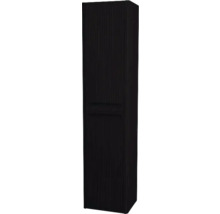 Hängehochschrank mit 2 Türen Devo Gloria 2.0 links BxHxT 40x172x33 cm perfect touch black geriffelt