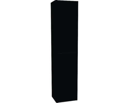 Hängehochschrank mit 2 Türen Devo Gloria 2.0 rechts BxHxT 40x172x33 cm perfect touch black geriffelt