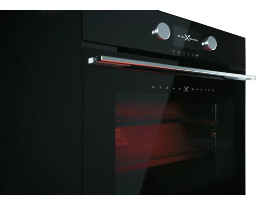 Schwarzer Steak Master Backofen für die Küche