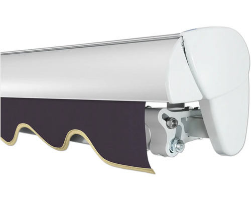 Markise mit gewelltem Volant