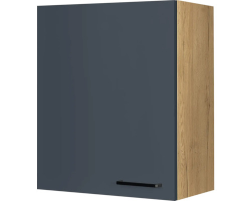 NOBILIA Hängeschrank Urban BxTxH 60 x 35 x 72 cm fjordblau matt vormontiert Anschlag links 4004539045545