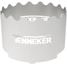 Panier à charbon de bois pour barbecue Tenneker Logo en métal
