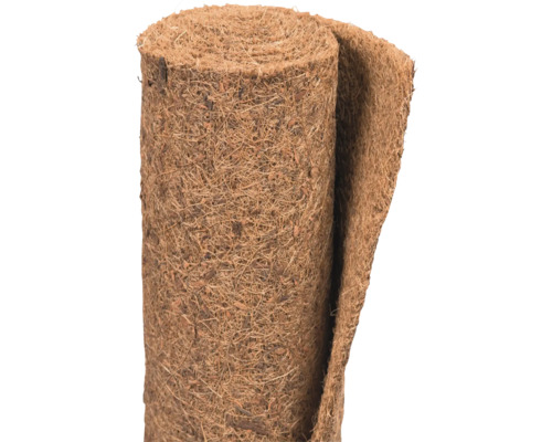 Paillasson en fibres de noix de coco 150x50 cm marron Tapis de coco en rouleau pour le jardin