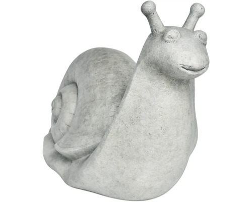 Sculpture de jardin escargot Lafiora 69 x 28 x 43 cm gris clair