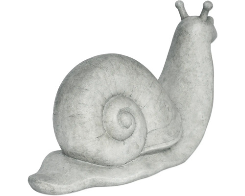 Dekorative Schneckenfigur aus Stein für den Garten