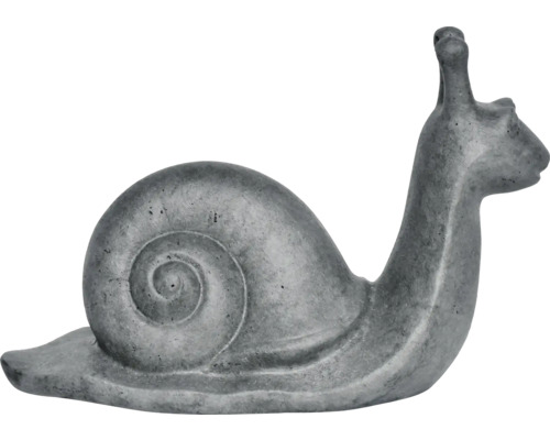 Sculpture de jardin escargot Lafiora 69 x 28 x 43 cm gris foncé