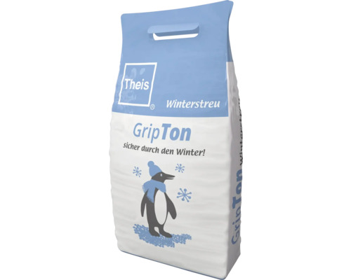 Winterstreu Theis GripTon ökologisches Winterstreu, salzfrei, rutschhemmender Bodenbelag, 40 Liter, ca. 20 kg