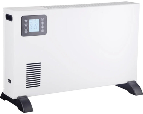 domotique 236532 Convecteur mural WKL 755 pour environ 7.5 m², chauffage  750 W, 5–30 degrés C, wandhängend, écran LCD, Blanc