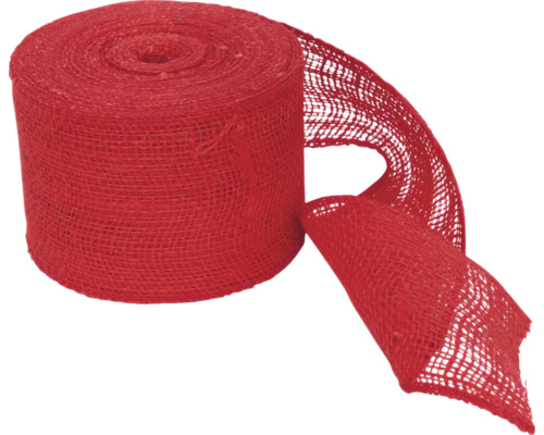 Rouleau de ruban décoratif en jute