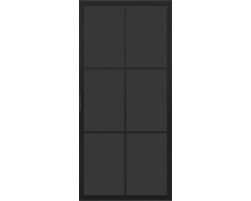 Innentür mit Glaseinsatz und sechs Feldern