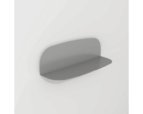 Metallablage Devo Oval BxHxT 30x9.1x9.1 cm grau