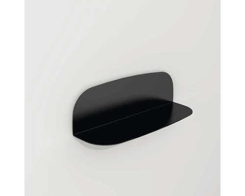 Metallablage Devo Oval BxHxT 30x9.1x9.1 cm schwarz