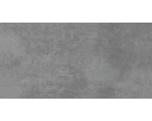 Carrelage sol et mur en grès cérame fin MIRAVA Manhattan anthracite 60x120x0,9 mm mat rectifié