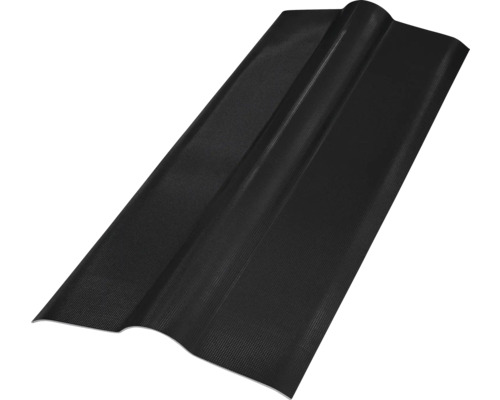 Gutta Guttanit+ Firsthaube schwarz 1050 mm x 220 mm x 220 mm x 2,25 mm Dachziegel zur Dacheindeckung
