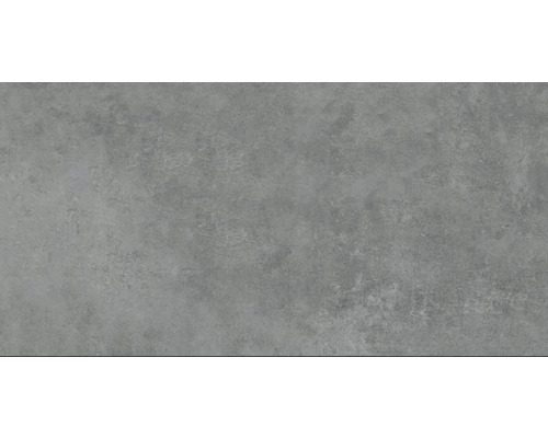 Carrelage sol et mur en grès cérame fin MIRAVA Manhattan anthracite 30x60x0,9 mm mat rectifié