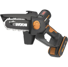 Tronçonneuse à batterie Worx Nitro avec une longueur de coupe de 12 centimètres