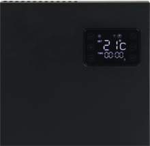 Gros plan d''un radiateur avec affichage numérique de la température et de l''heure