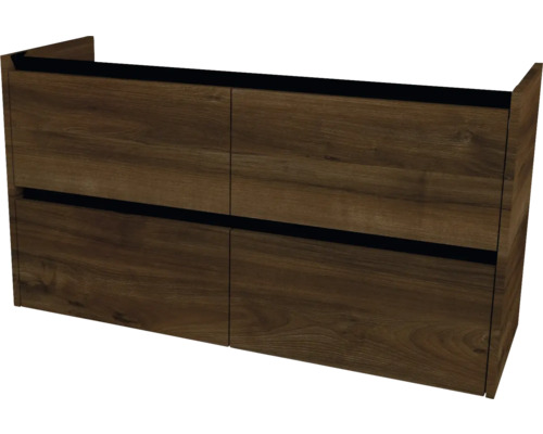 Waschbeckenunterschrank Devo Etna 2.0 118x64x40 cm ohne Waschbecken tobacco pacific walnut Waschbeckenunterschrank Devo Etna 2.0 118x64x40 cm ohne Waschbecken tobacco pacific walnut