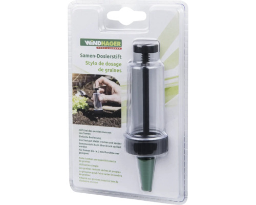 Windhager stylo de dosage des semences dans l''emballage pour un semis précis des graines