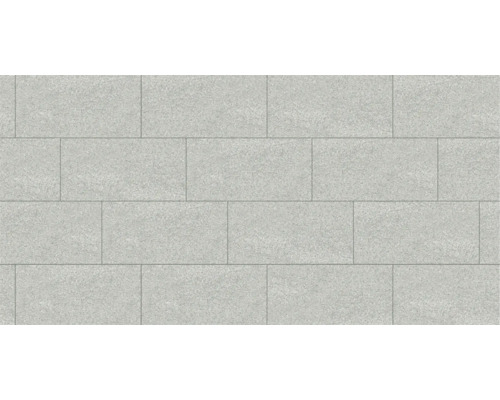 Pavés clairs en béton en appareillage