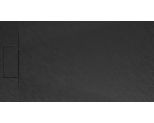 Duschwanne SCHULTE DWM-Tec 70 x 150 x 3.2 cm anthrazit matt strukturiert D2017015 57 Duschwanne aus Stein mit Ablauf