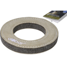 Hundespielzeug Ring aus Leder und Filz