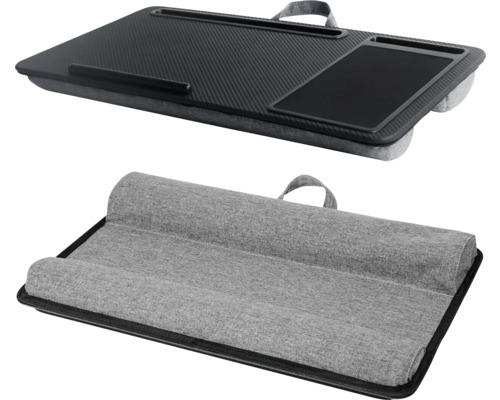 Support de table pour ordinateur portable avec coussin