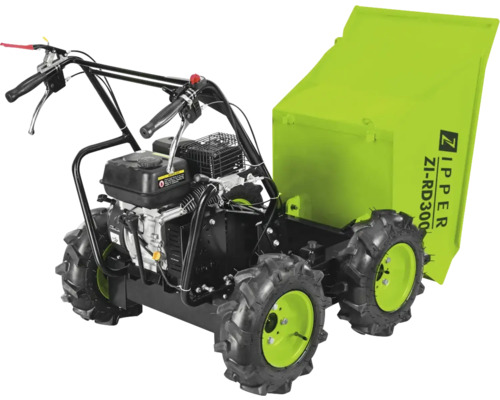 Motorisierte Schubkarre mit Mulde