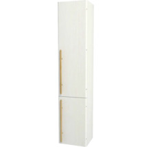 Armoire haute suspendue avec 2 portes Devo Sonet droite lxhxp 35x164x32 cm structure white/chêne