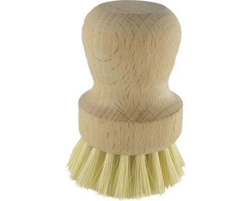 Spülbürste mit Holzgriff und Borsten