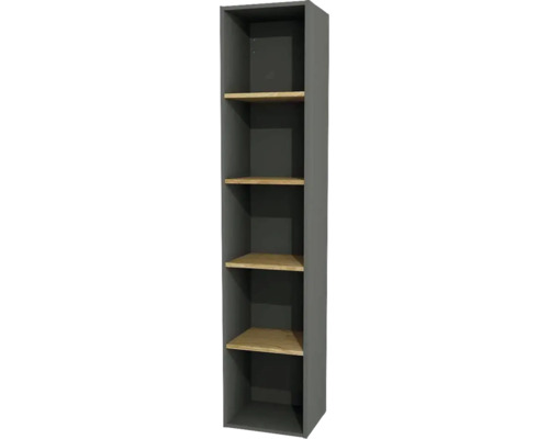 Seitenschrank offen Devo Sonet 35x164x30 cm classico stone grey/Eiche