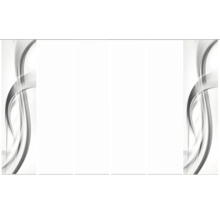 Panneau coulissant avec motif graphique