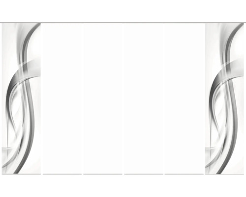 Panneau coulissant avec motif graphique