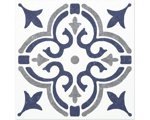 Carreau décoratif avec motif floral