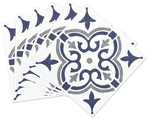 Plusieurs carreaux décoratifs avec motif ornemental