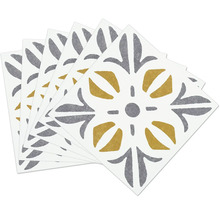 Selbstklebende Wandfliesen Wall Tiles Cubia gold 15,25 x 15,25 cm 6 St.