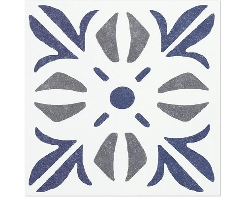 Carreau décoratif avec motif floral