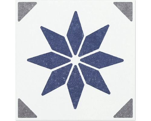 Carreau décoratif avec motif d''étoile
