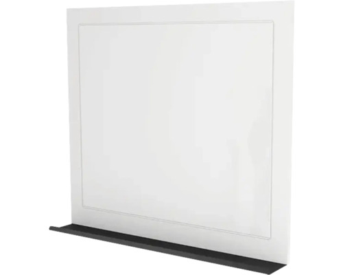 Miroir à cadre avec tablette Devo Vena 2.0 lxhxé 80x70x12 cm arctic white haute brillance/black Miroir à cadre avec tablette Devo Vena 2.0 lxhxé 80x70x12 cm arctic white haute brillance/black