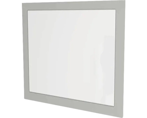 Miroir à cadre Devo Vena 2.0 lxhxé 80x70x2 cm pearl grey supermat Miroir rectangulaire avec cadre
