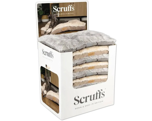 Présentoir de vente avec des lits pour chiens Scruffs