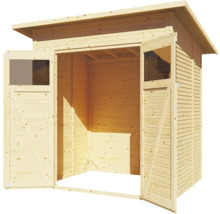 Gartenhaus Bertilo Fineline Rhombusprofil Modern 2 252 x 199 cm natur