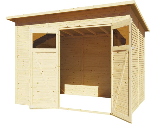 Holzgartenhaus mit Doppeltür