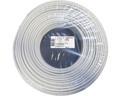 Gaine de câble NHXMH-J 3x1,5 mm² 100 m gris Gaine de câble NHXMH-J 3x1,5 mm² 100 m gris