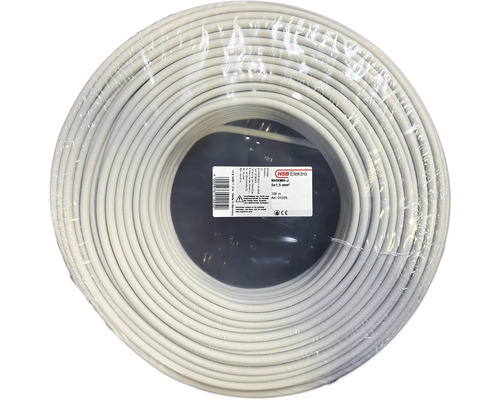 Gaine de câble NHXMH-J 5x1,5 mm² 100 m gris Gaine de câble NHXMH-J 5x1,5 mm² 100 m gris